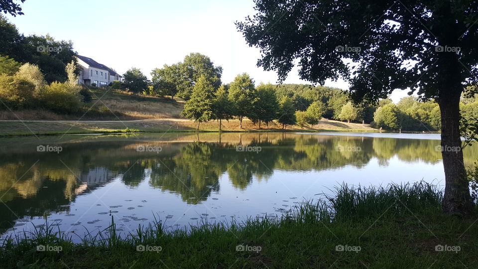 River, Reflection, Landscape, Water, Lake