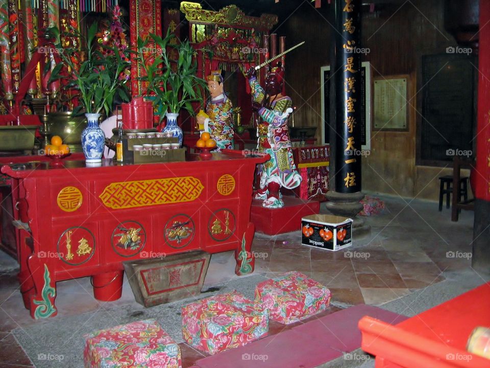 Buddhist Shrine. Po Lin Monastery 