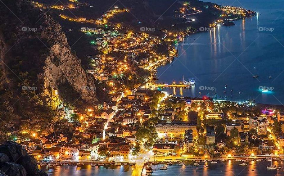 Omiš city From Croatia