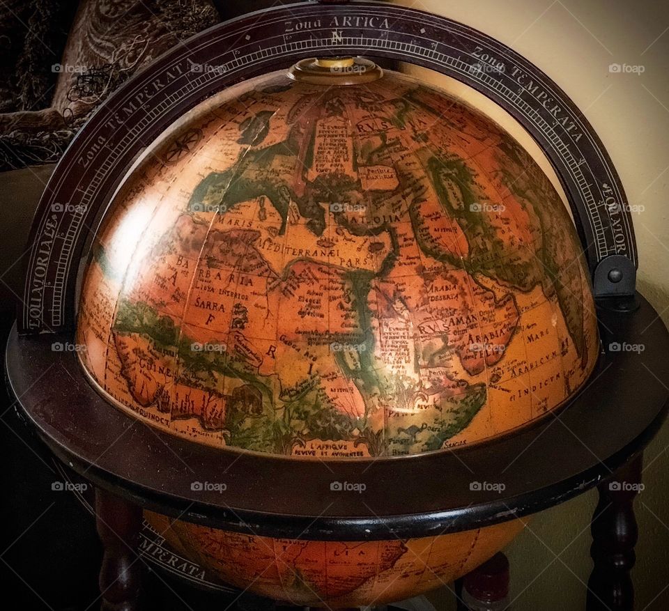 Wooden Globe