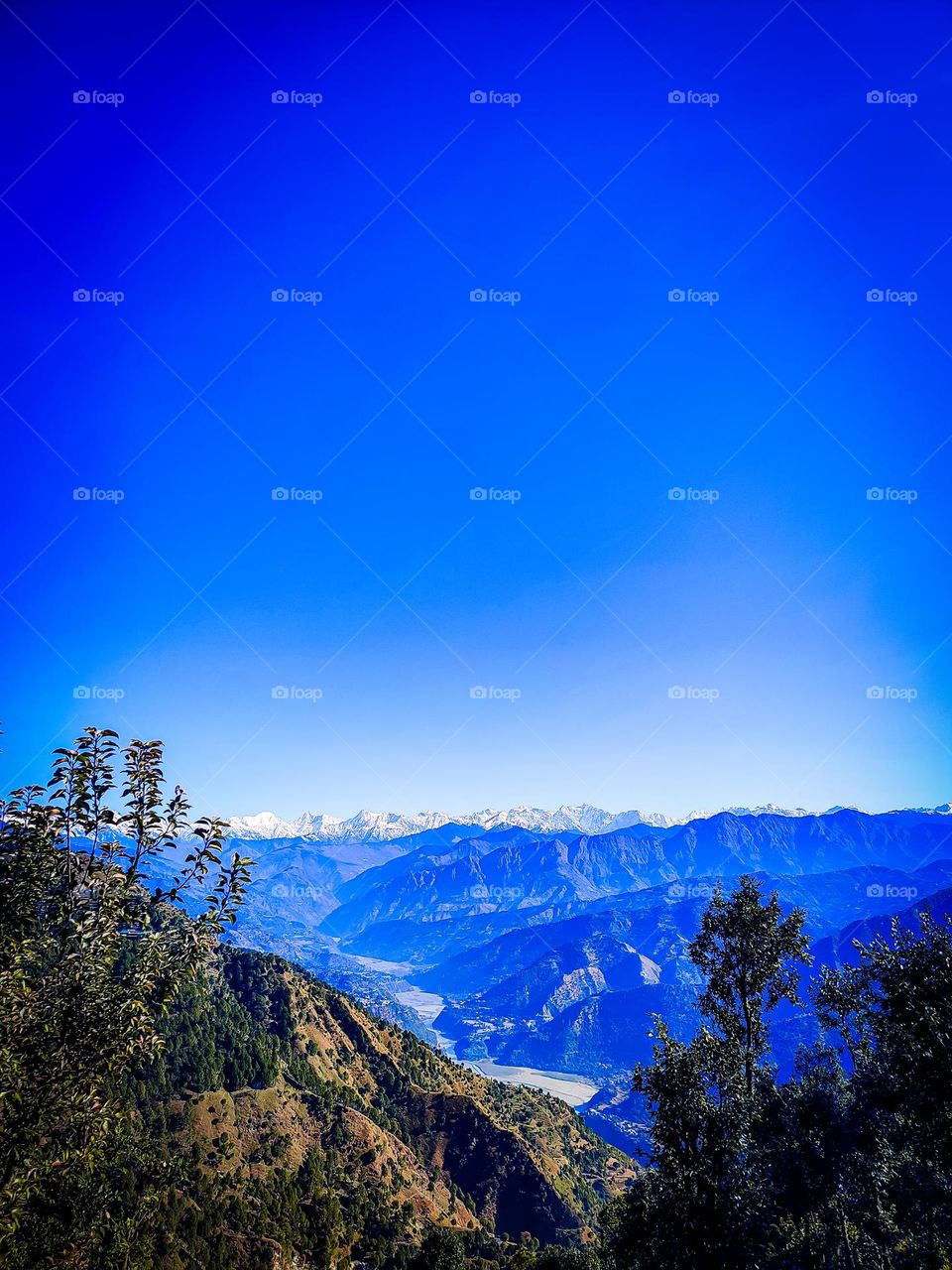 blue Mountains and sky