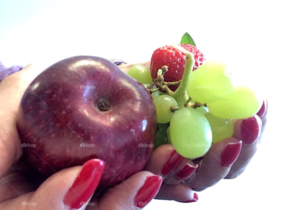 Handful of fruits