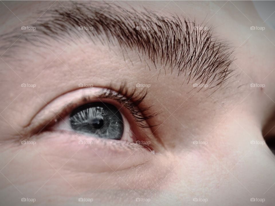 Close-up of men's eye