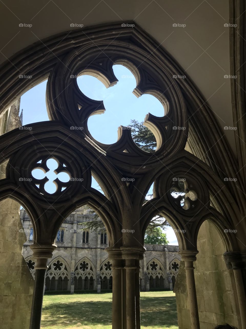 Salisbury cathedral in England 