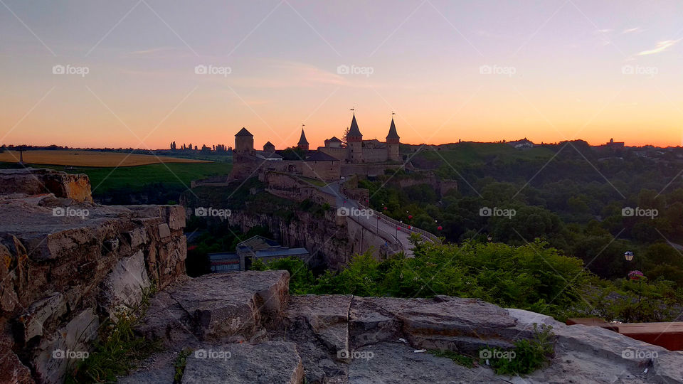 fortress in kamenets-podolsk city