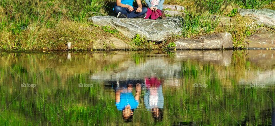 Reflections of Two Children