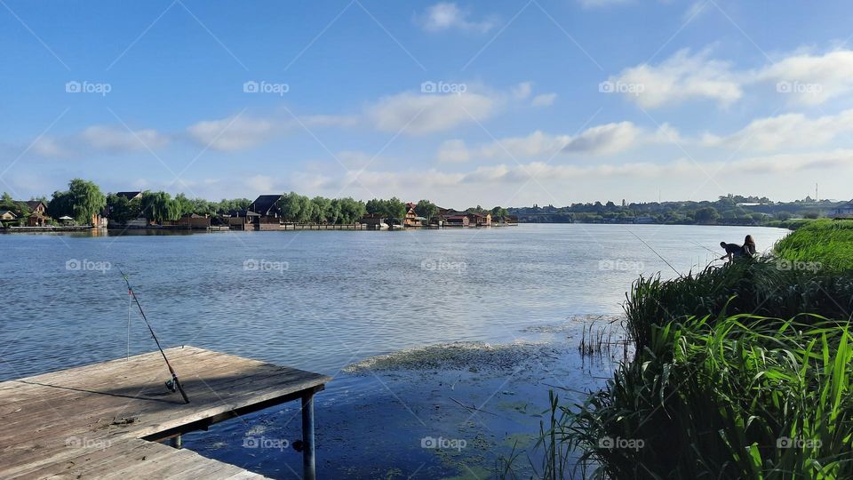 Bank of the Dniester river