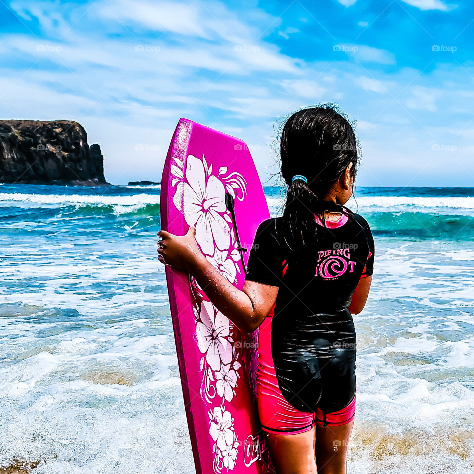 Summer time by the ocean