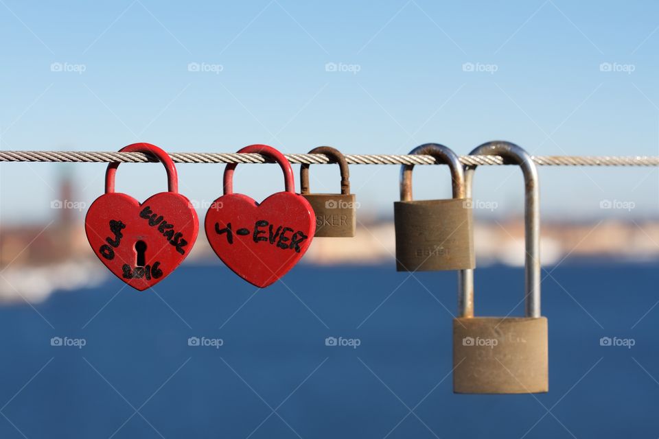 Padlocks, love in the air
