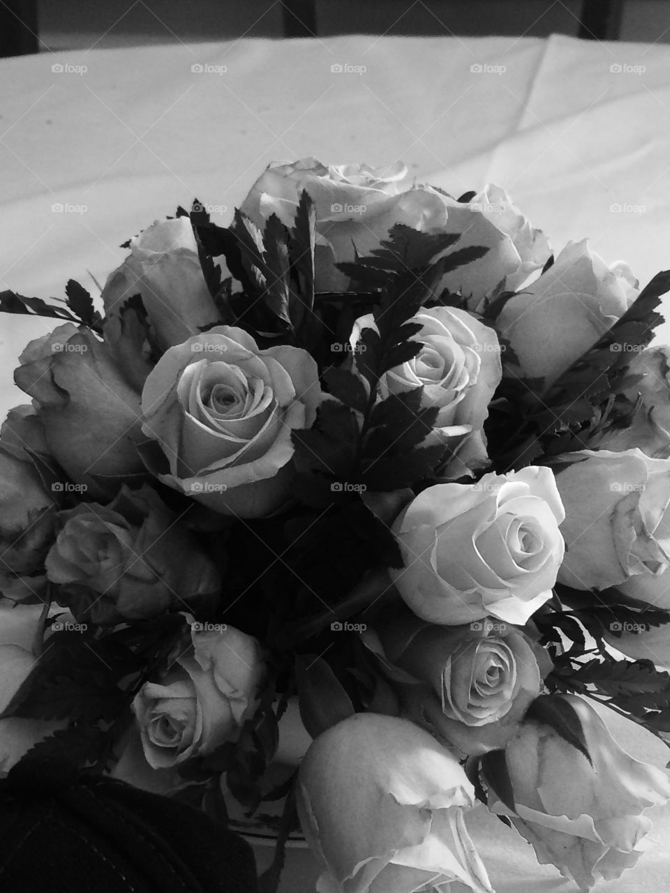 Grey scale roses 