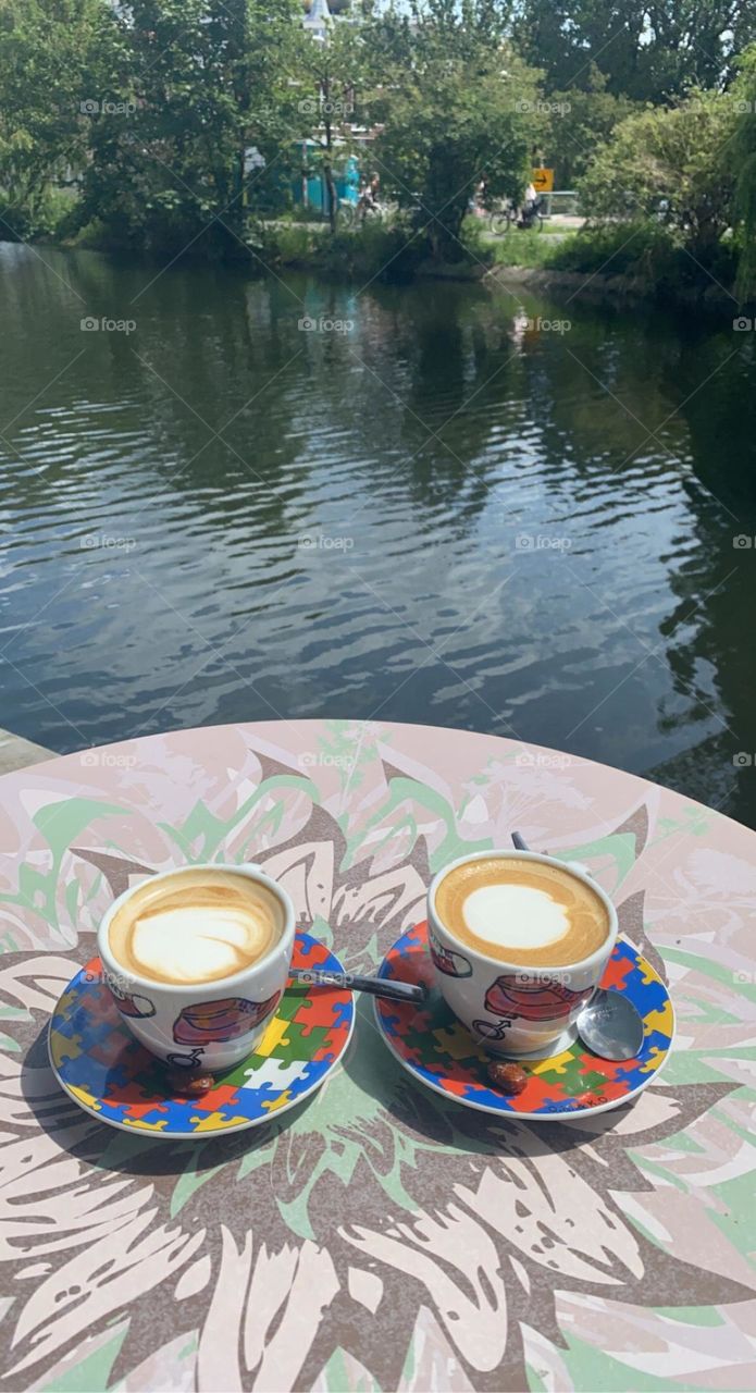 When you have coffee date. 