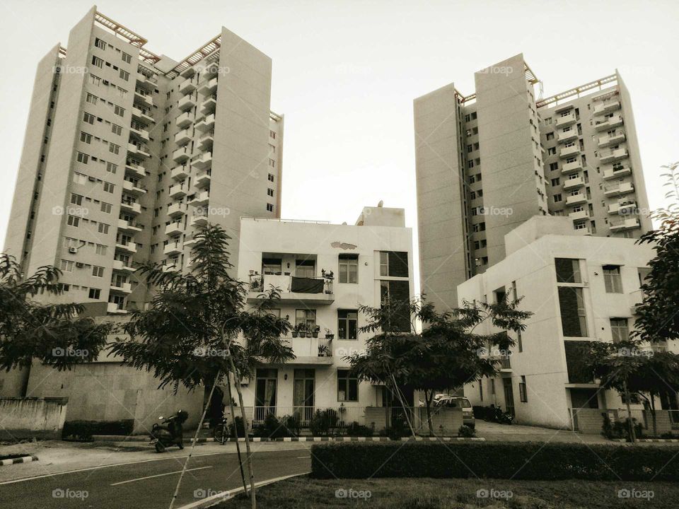 Residential colony in india