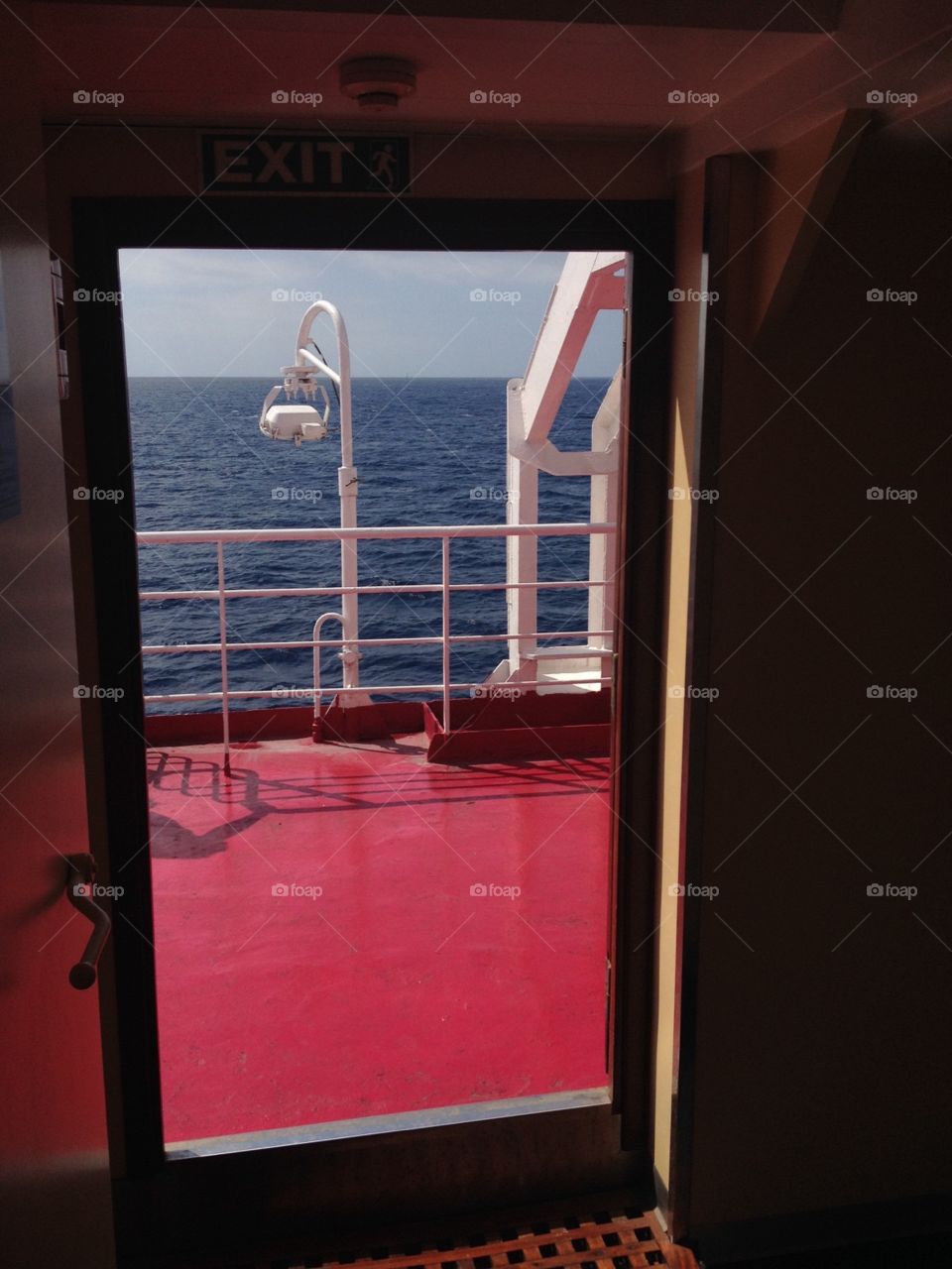 a door in a ship
