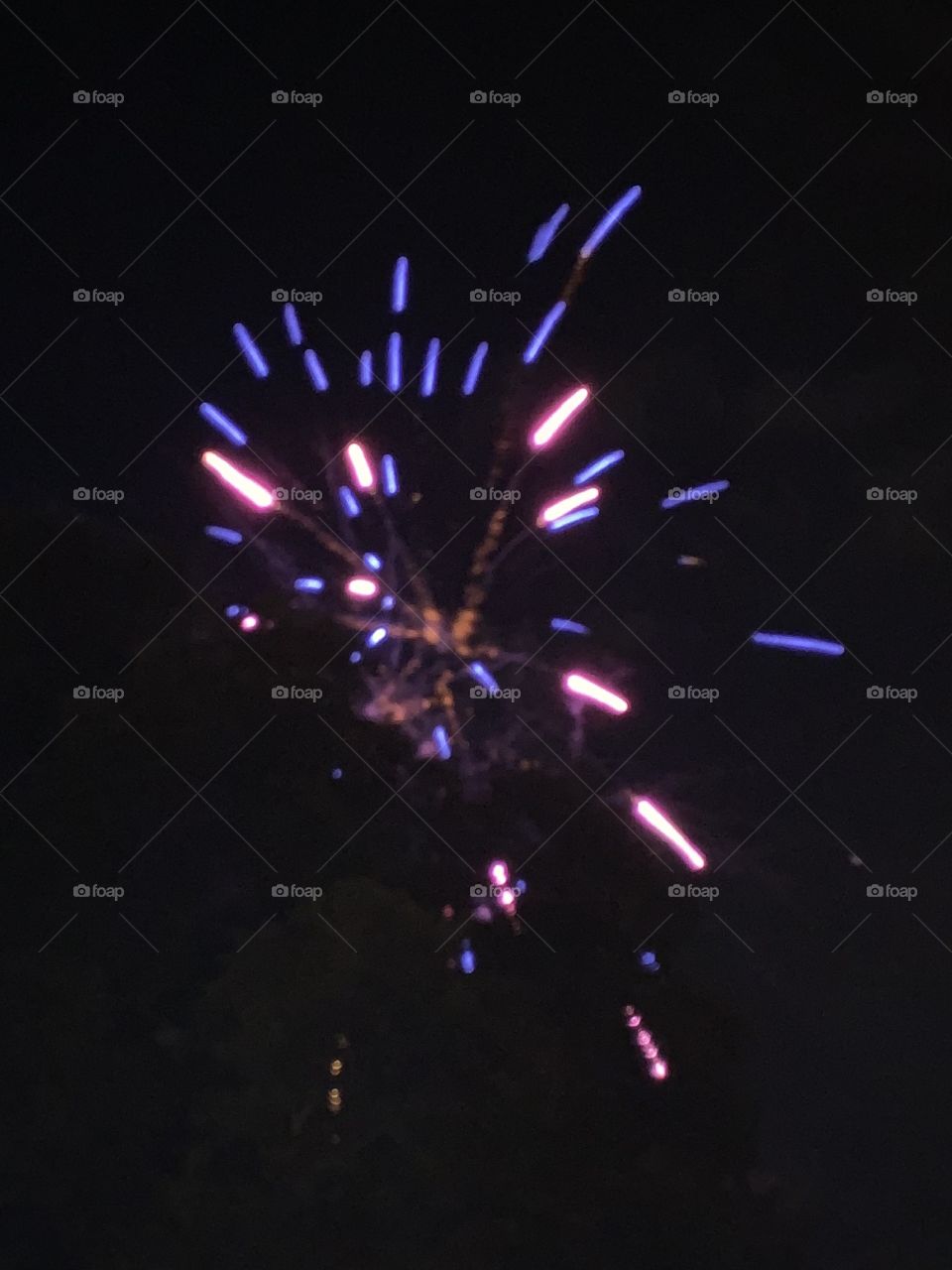 July 4th fireworks celebration 