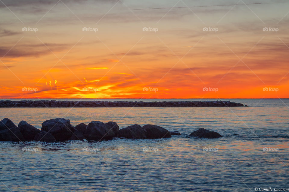 Sunset over Long Island, New York 4.26.18