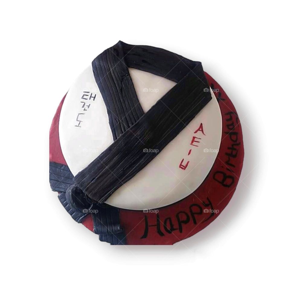 Tae kwon-do cake