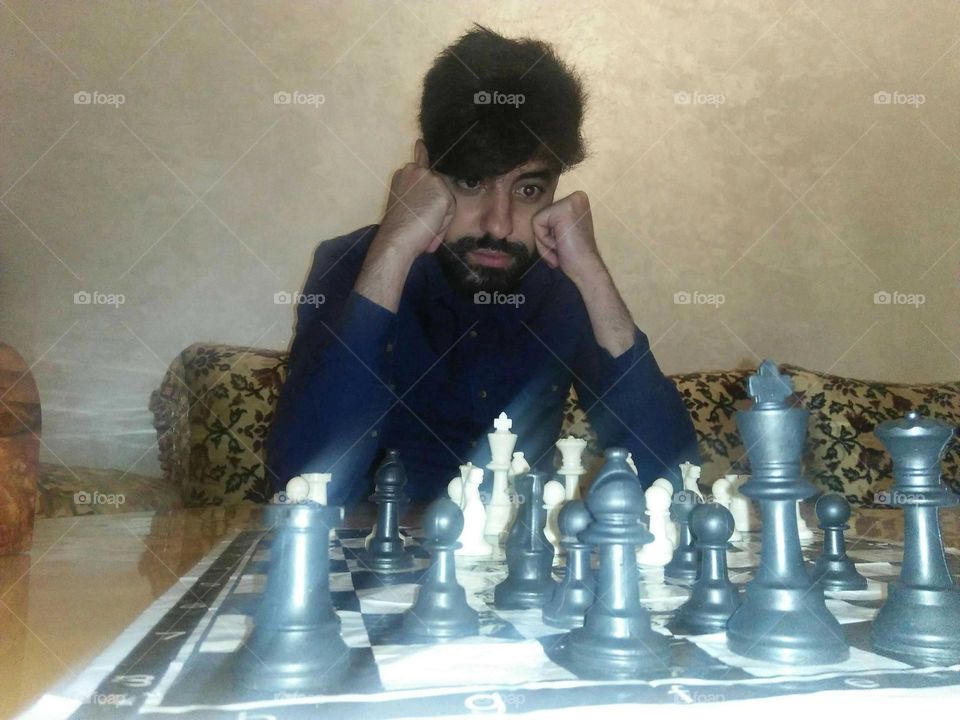 My eldest son plays chess.