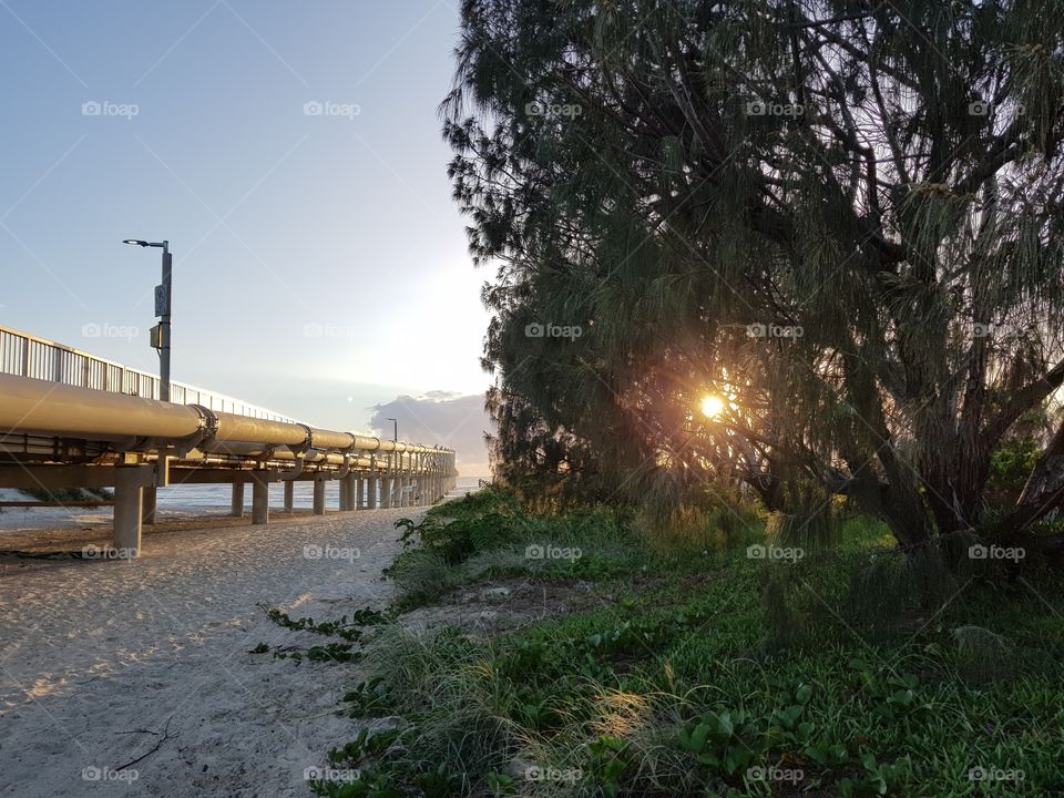 Sun Shines Bright at the Jetty