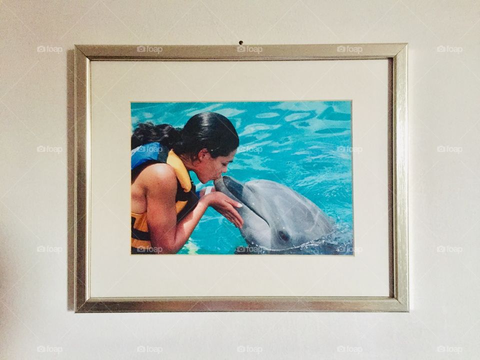 Dolphin kiss