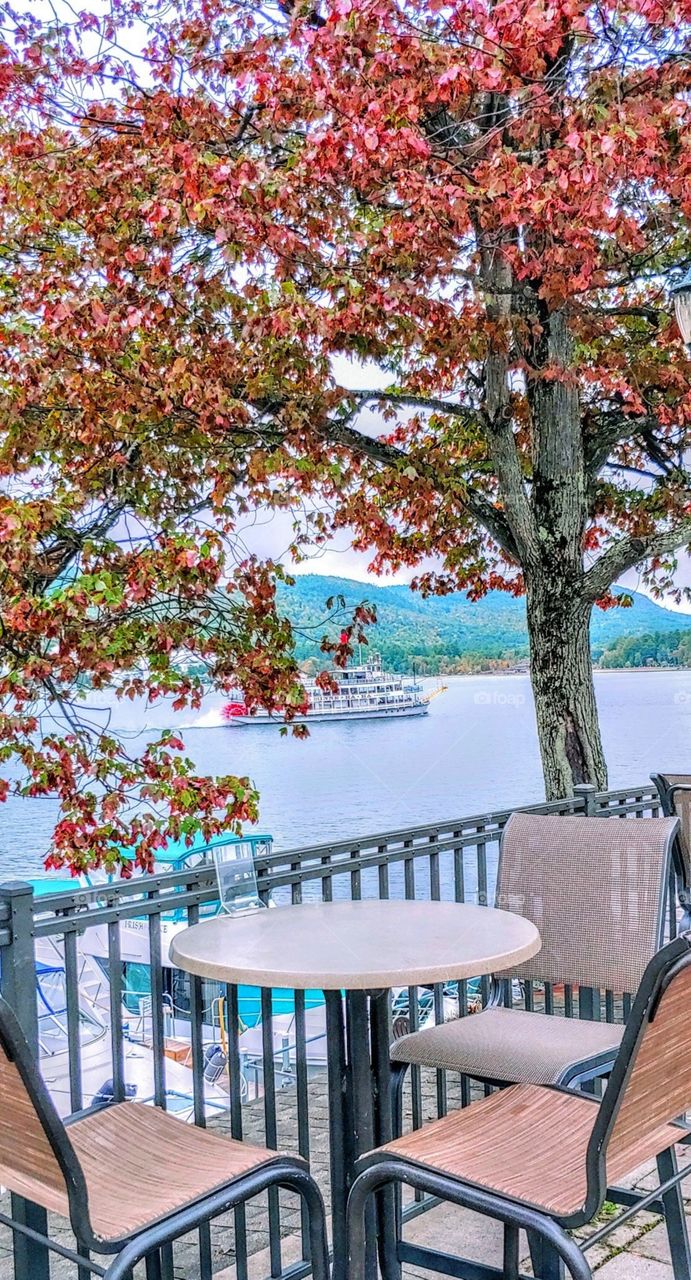 Replica of a nineteenth century steamship!