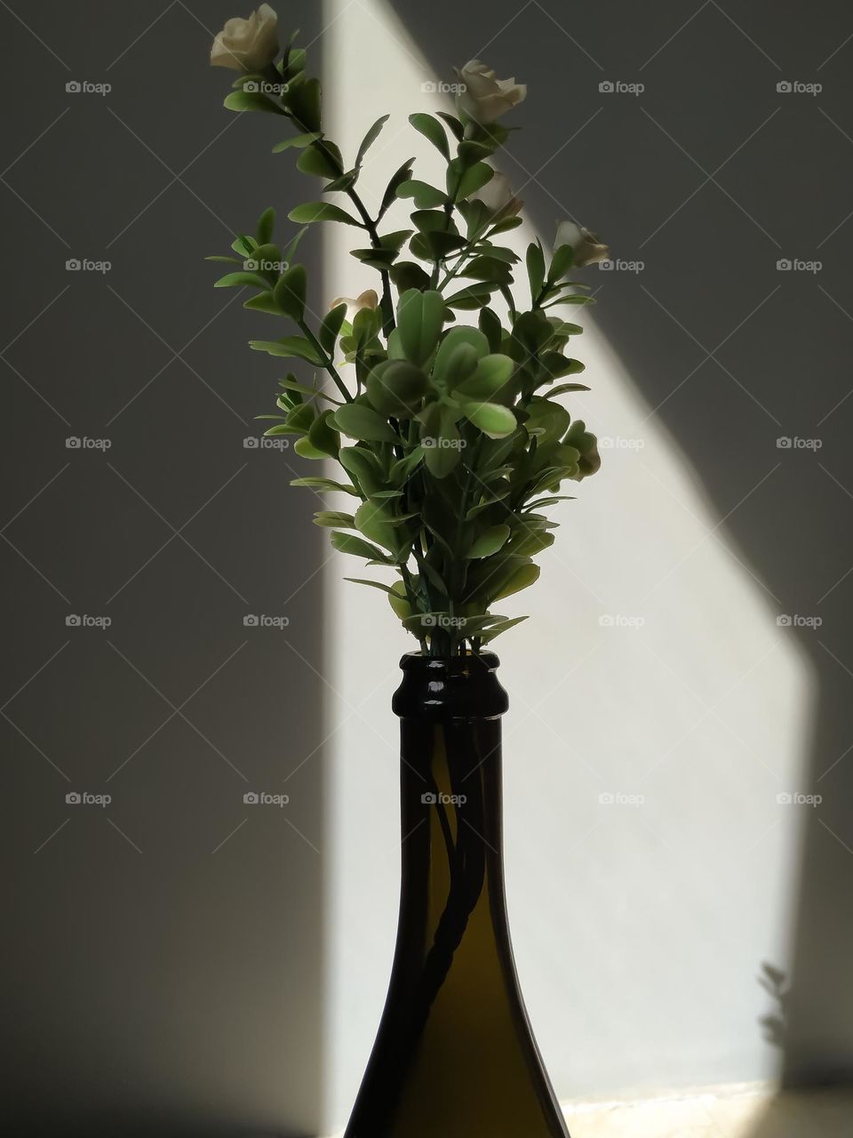 flowers in a bottle