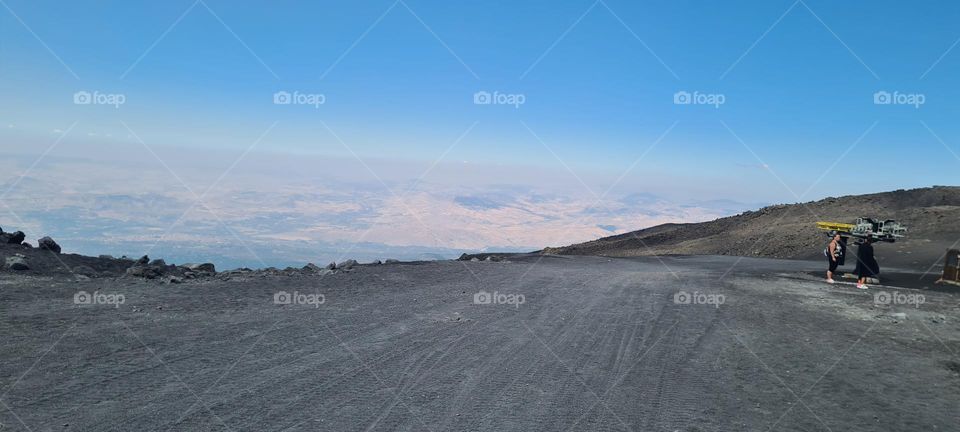 vue depuis l'Etna