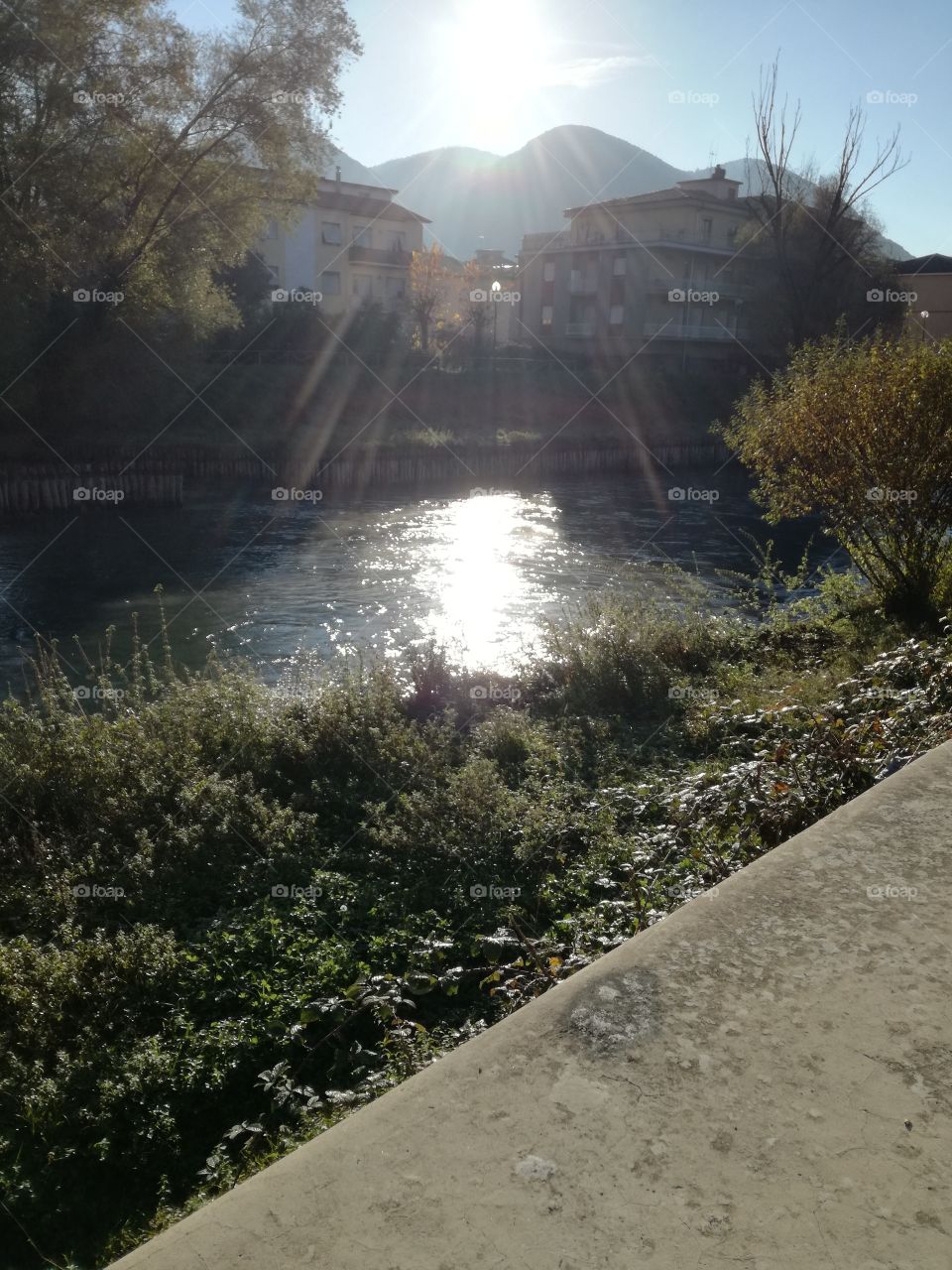 Sunrise on the river