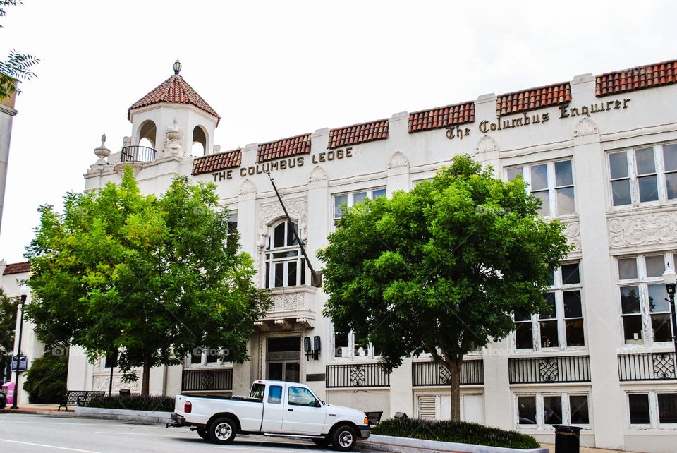Newspaper building in Columbus Georgia 