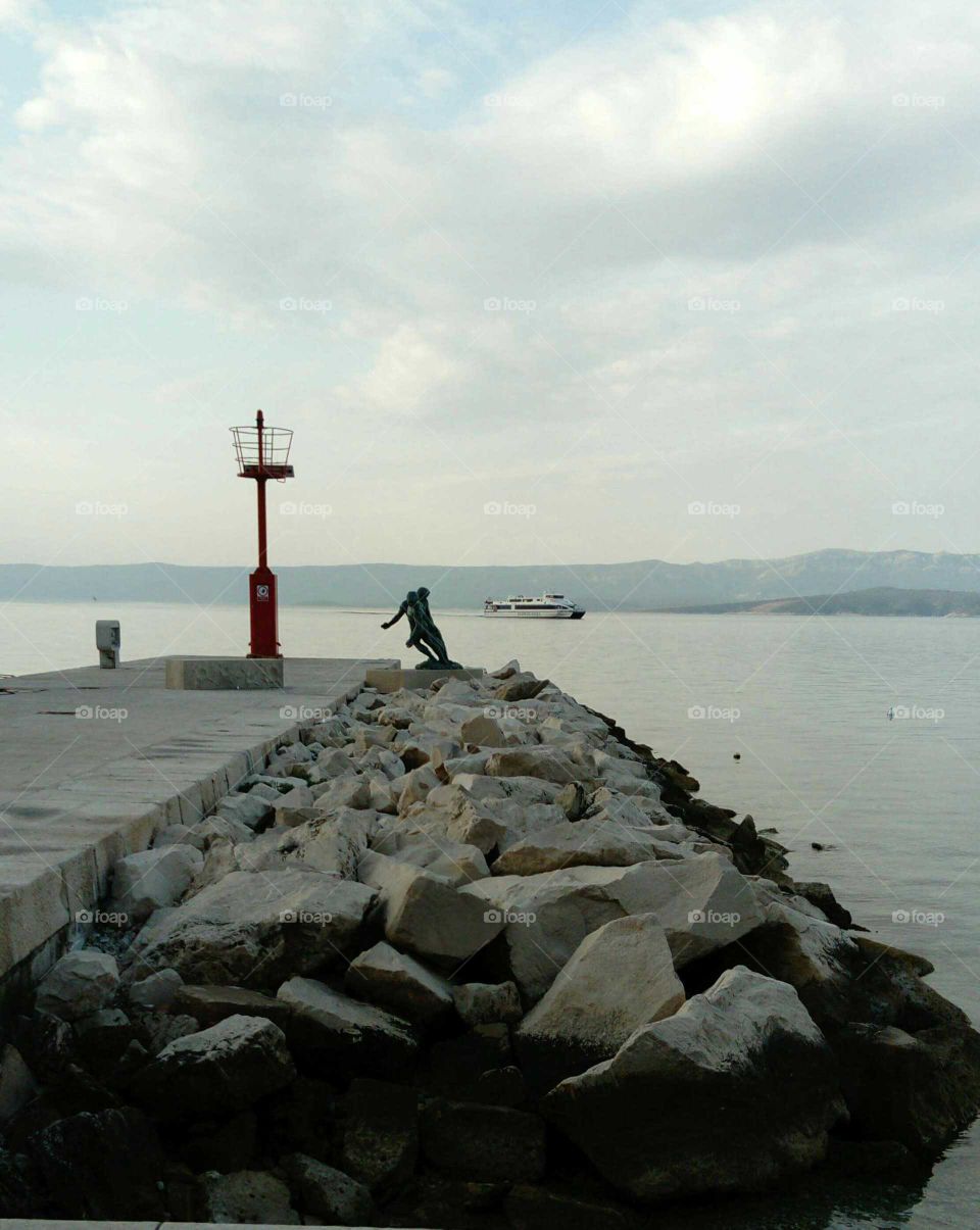 Monument to fishermen