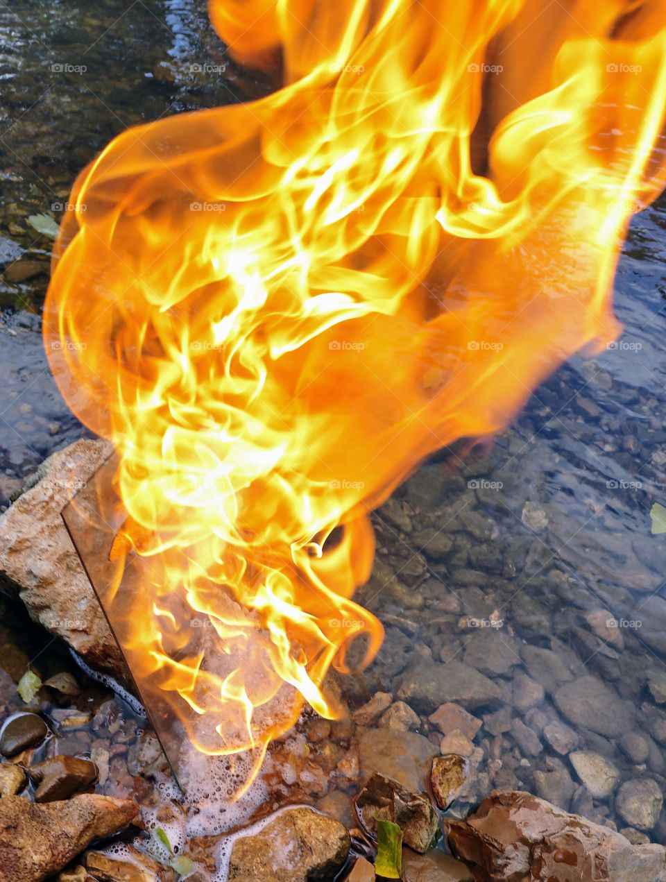 Thru the fire & flames...