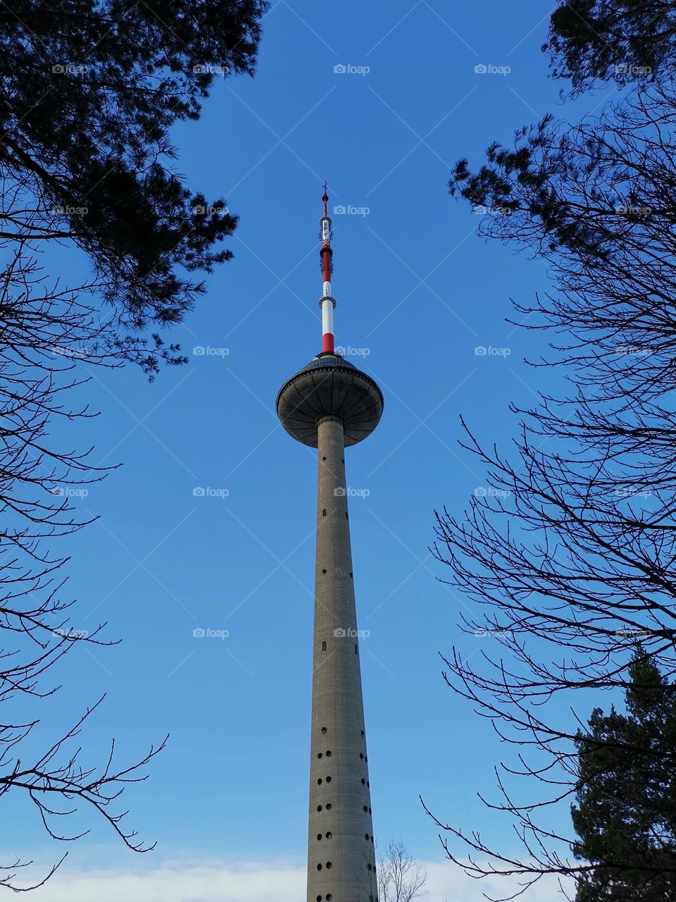 TV tower. Architecture. Vilnius, Lithuania.