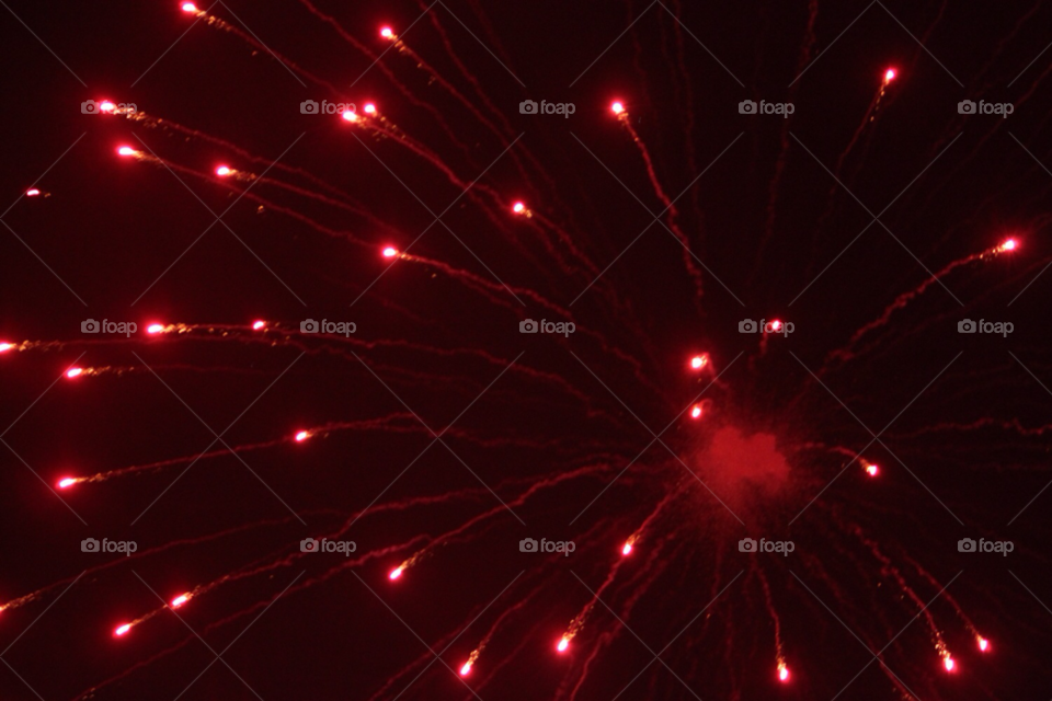 red fireworks firework sky by Iphonepic