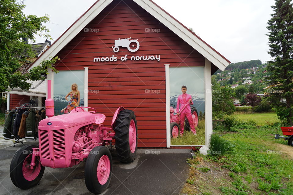 The original Moods of Norway- store in Stryn, Norway. 