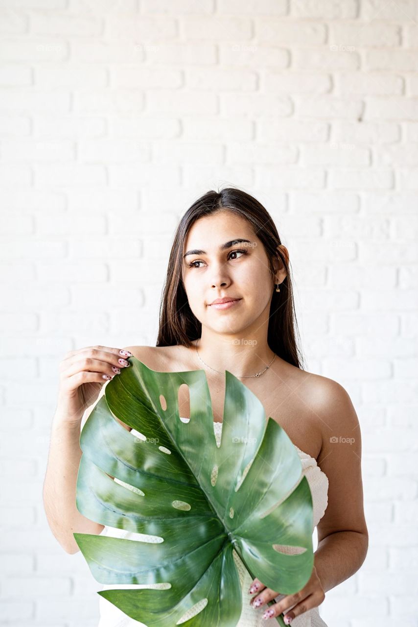 woman with natural skin