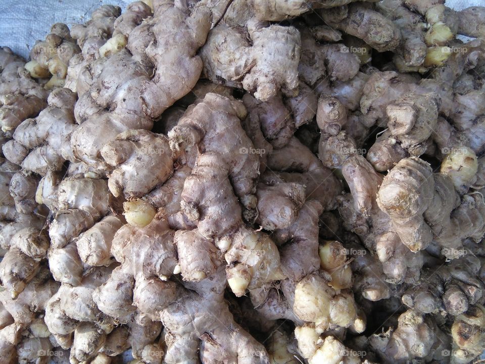 ginger in Indian market