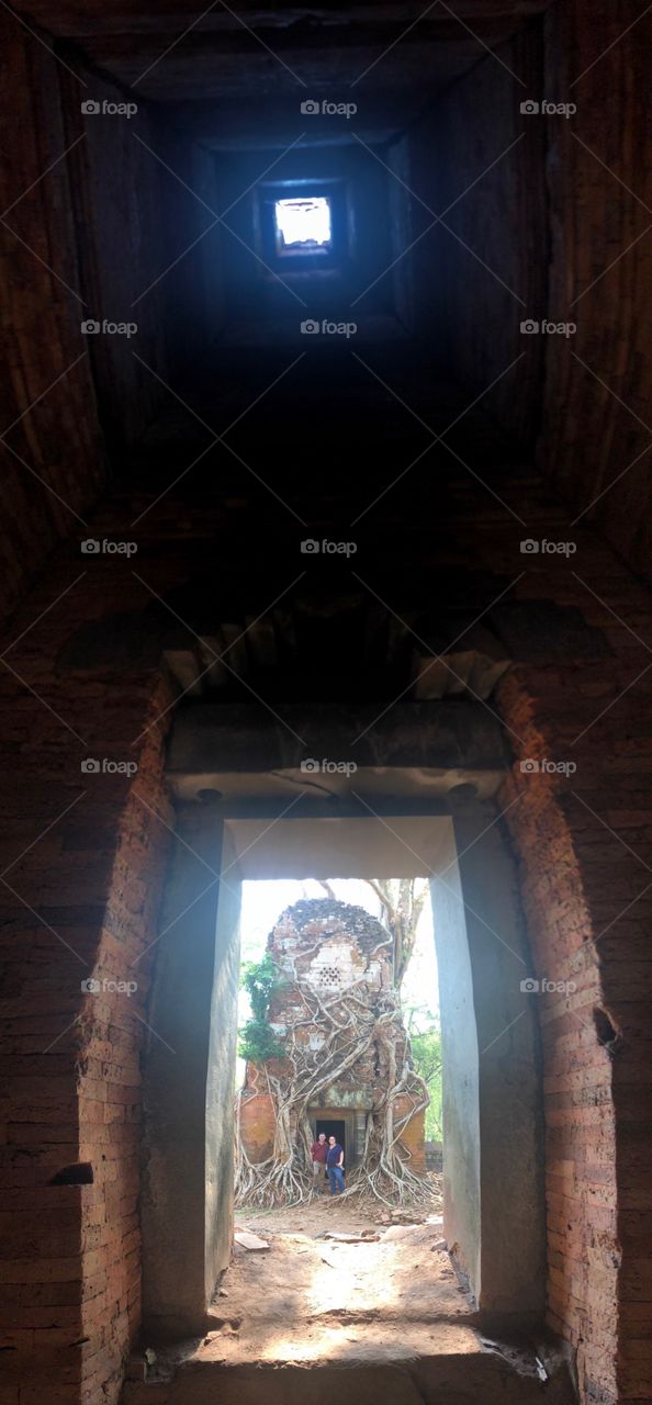 Hindu and Buddhist Ruins in The Jungle and Rainforest in Rural Cambodia. Chelsea Merkley Photography 2019. Chelsea Merkley Photos. 