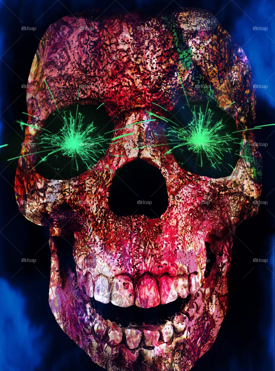 Sparkle skull