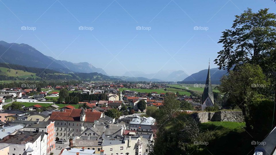 Overlooking rattenburg in Austria