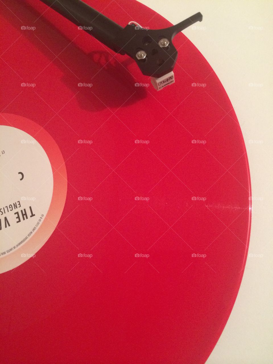 Red Record. Unusual red vinyl record... it looks good and sounds good! 