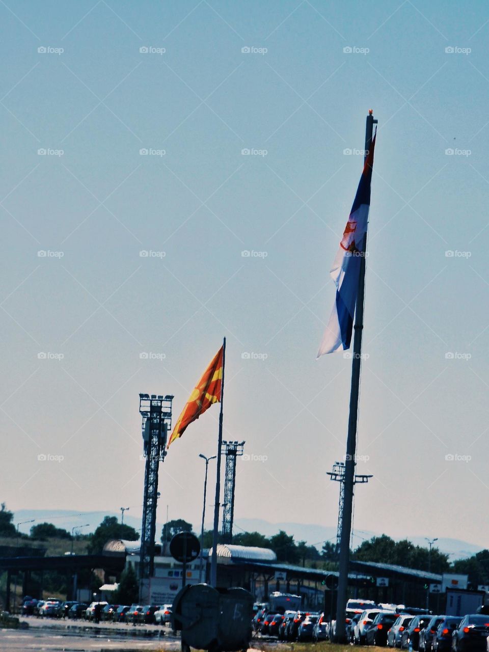 the border between Serbia and Macedonia