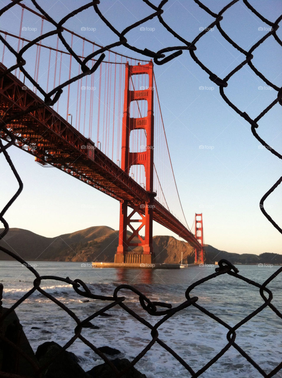 fence bridge california golden by rob_vh