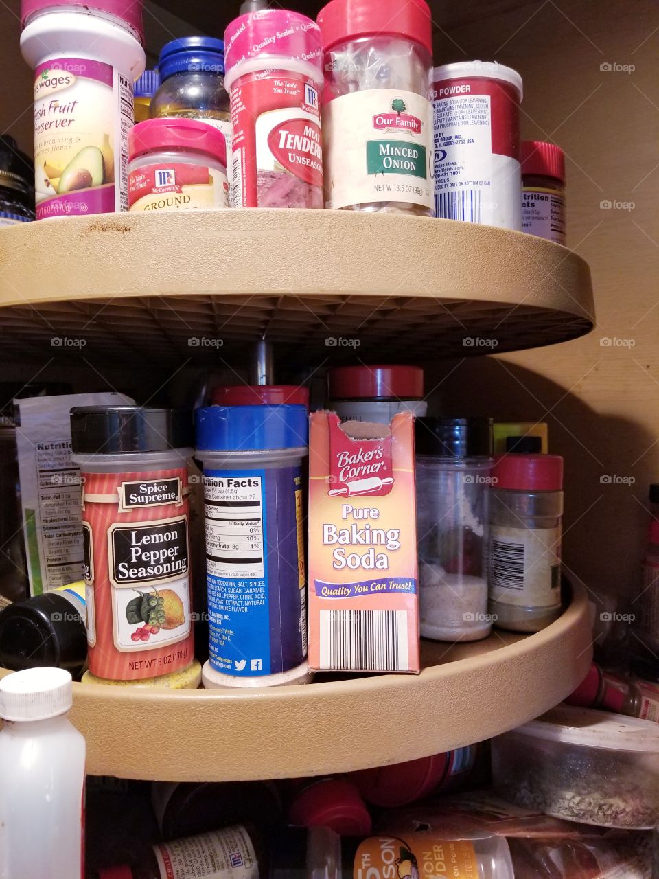 The spice cabinet.