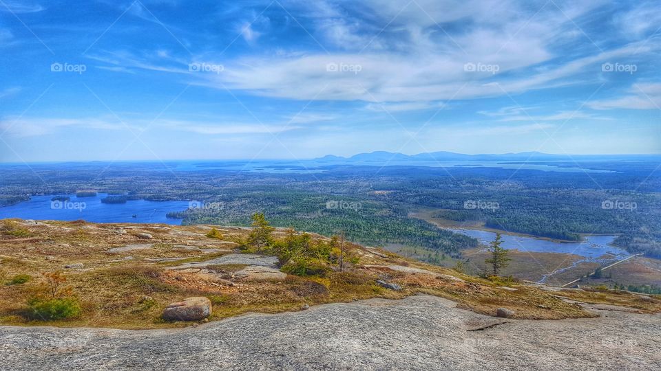 Schoodic Mountain Facing South