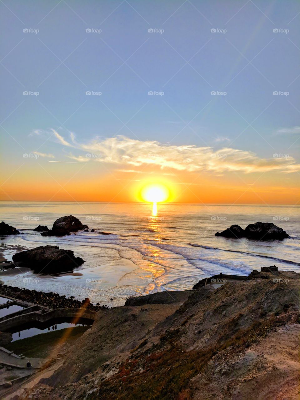 Sunset in California