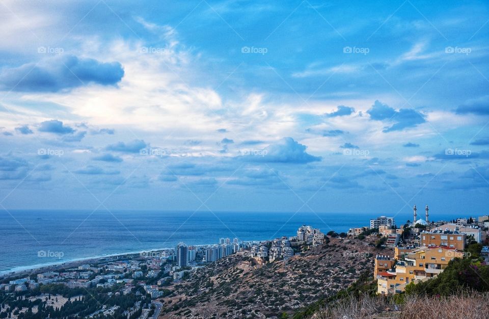 Haifa’s blue skyline 