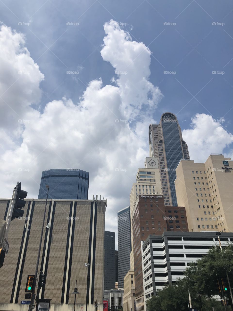 Downtown summer day