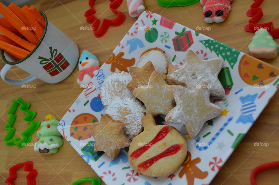 Preparing snacks for Santa