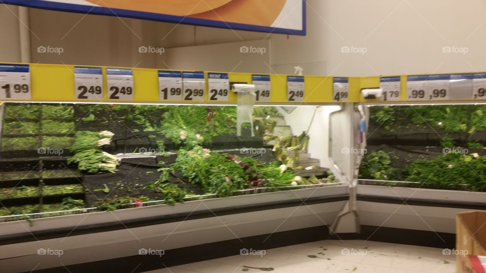 grocery store out of spinach and greens