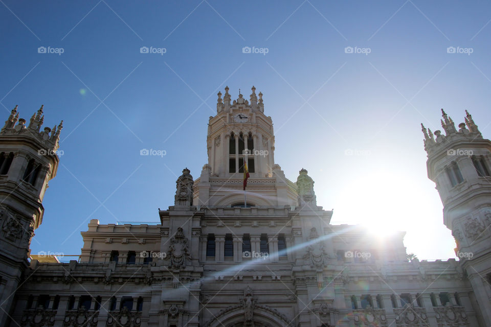 Cityscape in Madrid 