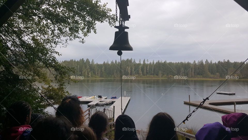 camping at the lake